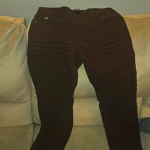 Mens Red/Black Jeans slim fit